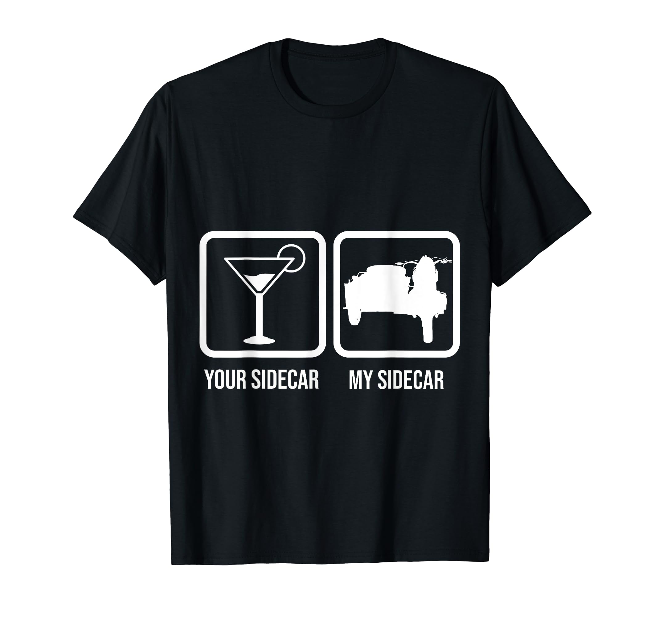 Motorcycle Sidecar Motorbike T-Shirt - Unique Graphic for Adults - T-Shirt, Sweatshirt, Hoodie