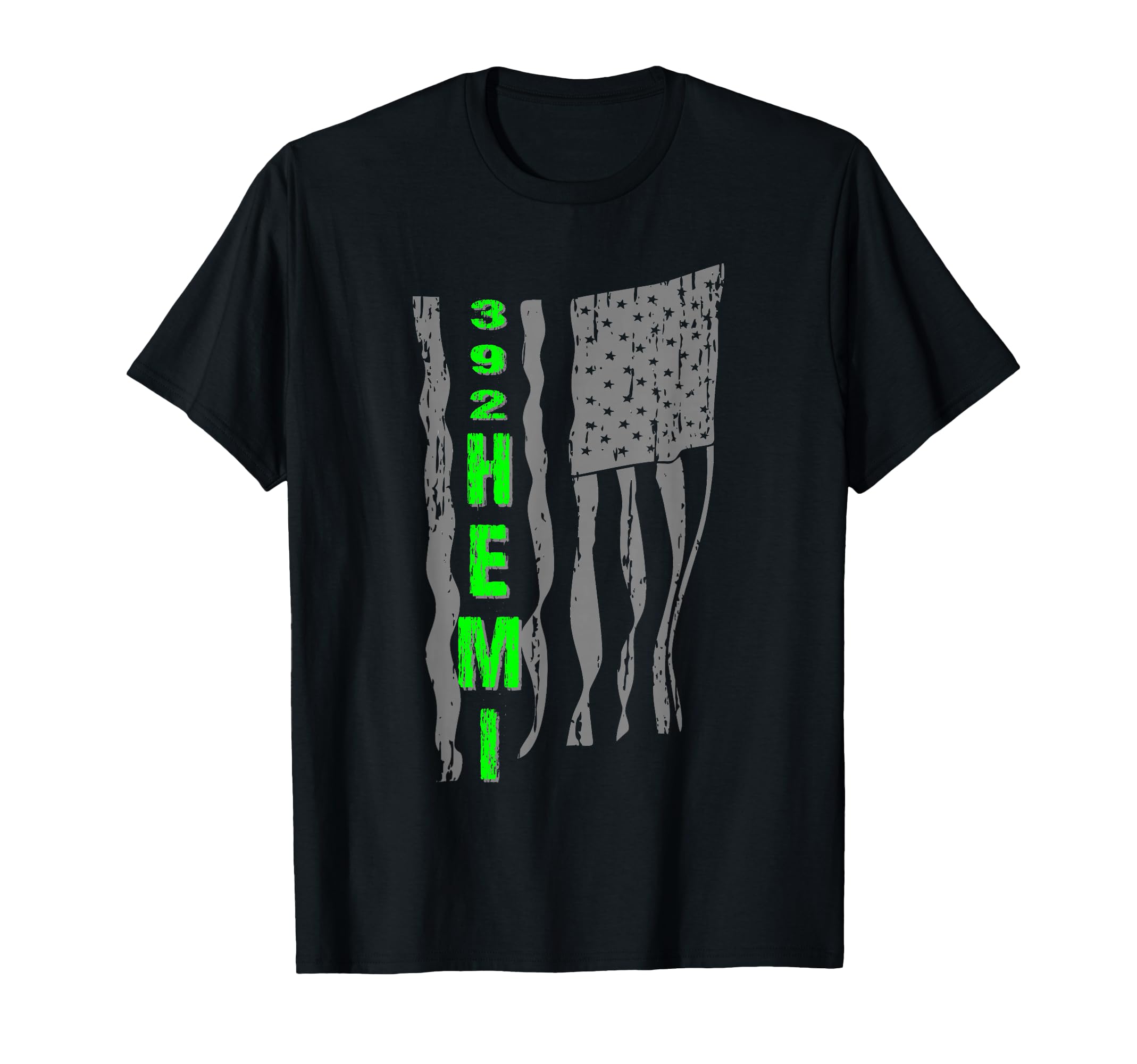 Mkv Mens 392 Hemi Patriotic Gray Flag T-Shirt - Novelty Apparel Unisex - T-Shirt, Sweatshirt, Hoodie