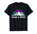 Take Hike Funny Sunset Mountains Hiking T-Shirt - Trendy Graphic for Adults - T-Shirt, Sweatshirt, Hoodie