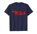 Bsa Motorcycle Logo Distressed Effect T-Shirt - Minimalist Print Unisex - T-Shirt, Sweatshirt, Hoodie