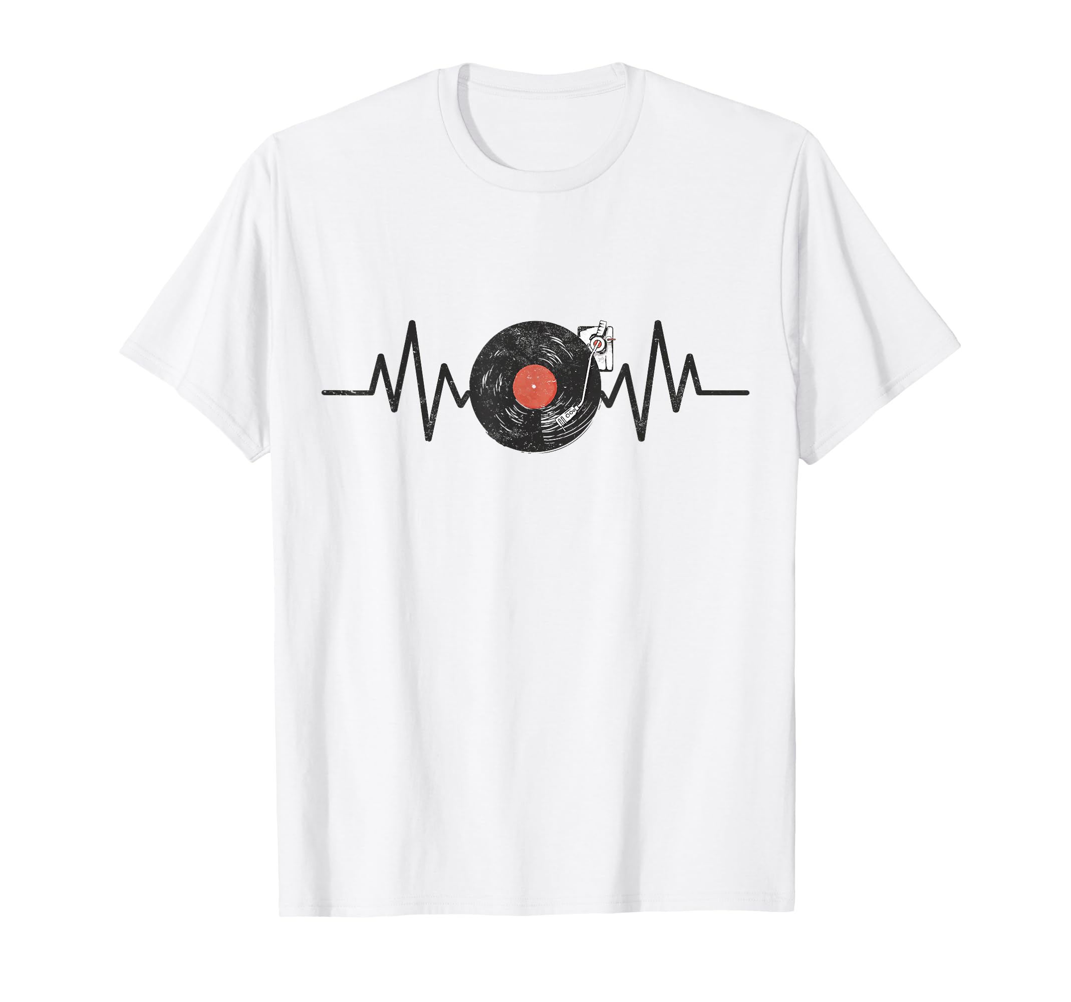 Music Disk Jockey Dj 80S Vinyl Record T-Shirt - Custom Art Print Unisex - T-Shirt, Sweatshirt, Hoodie