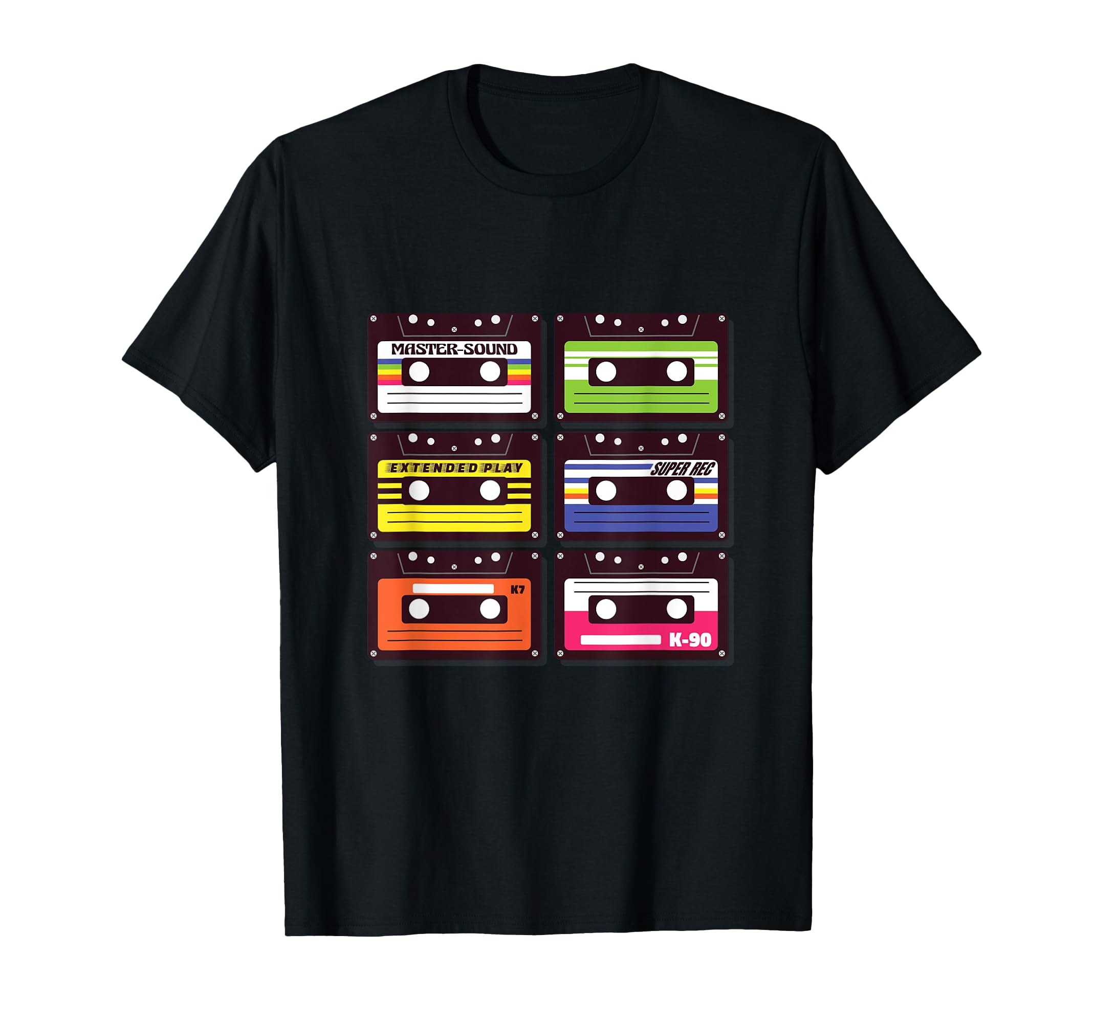 80S 90S Music Mixtape Cassette T-Shirt - Casual Everyday Wear Men Women - T-Shirt, Sweatshirt, Hoodie