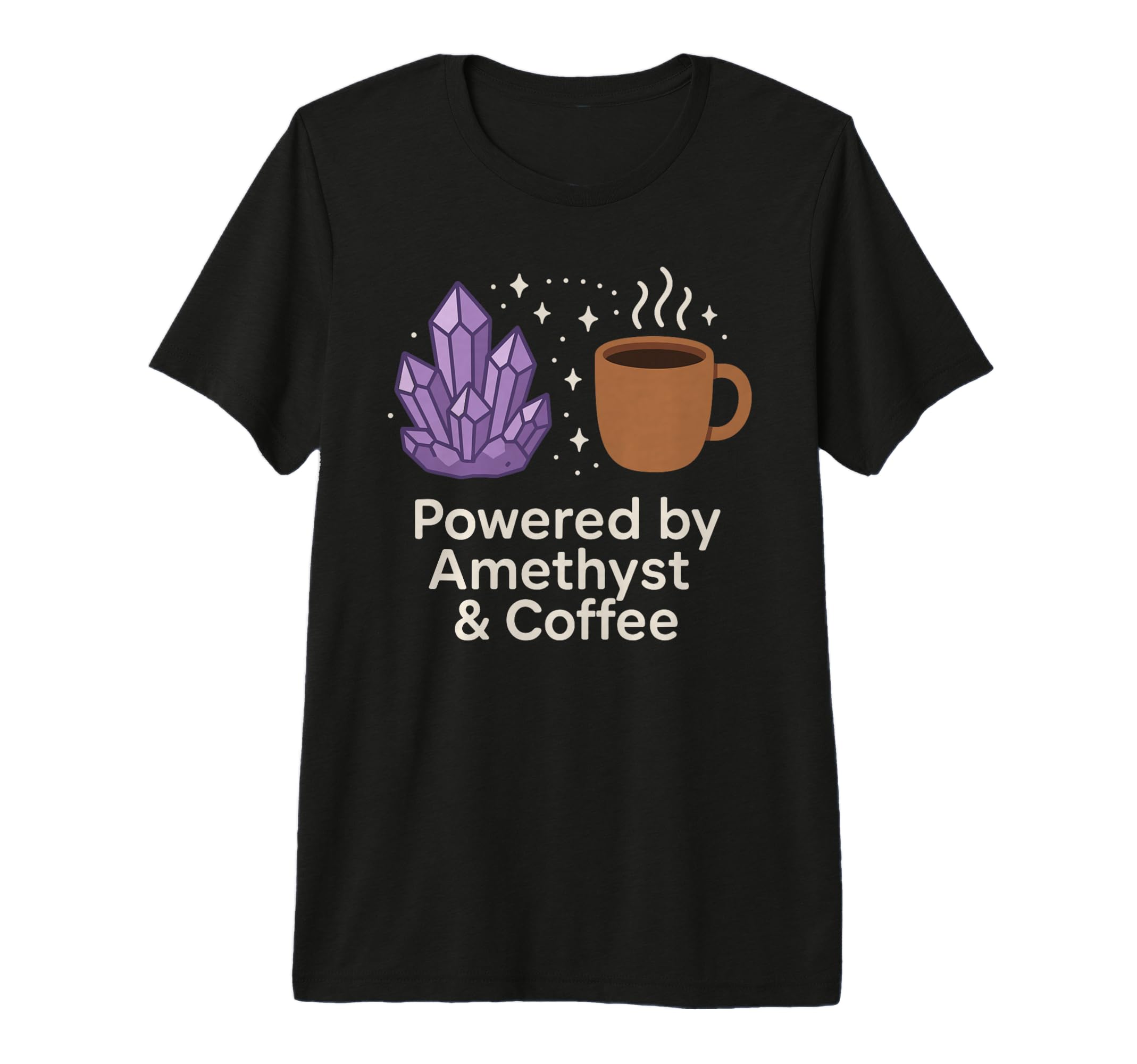 Amethyst Addict Healing Crystal T-Shirt - Casual Everyday Wear Men Women - T-Shirt, Sweatshirt, Hoodie