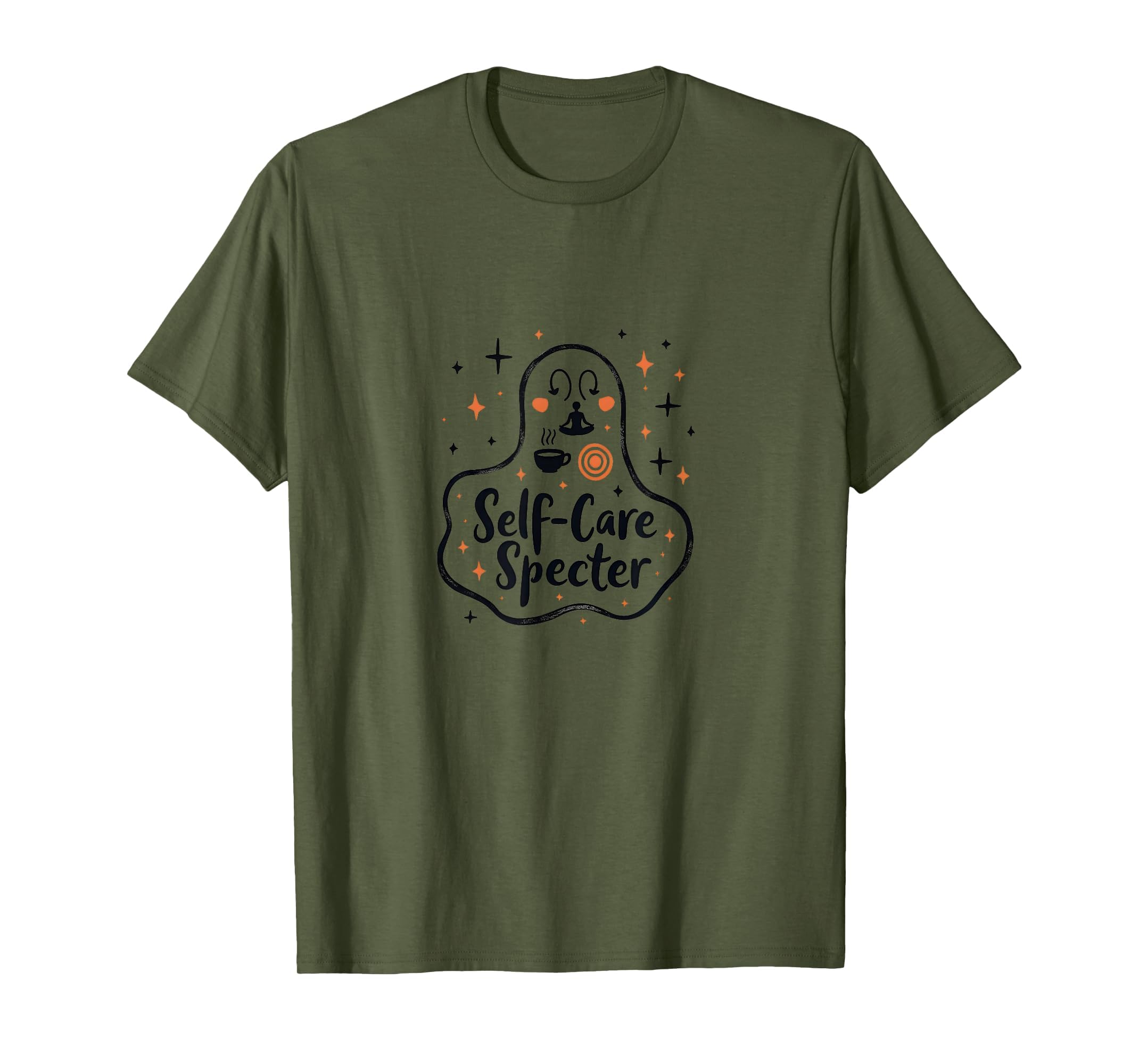 Halloween Health Wellness Self Care Specter T-Shirt - Unique Graphic Unisex - T-Shirt, Sweatshirt, Hoodie