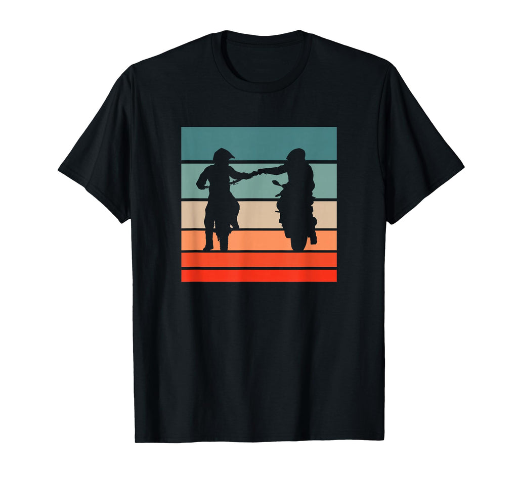Motorcyclists Fist Bump T-Shirt - Novelty Apparel for Adults - T-Shirt, Sweatshirt, Hoodie