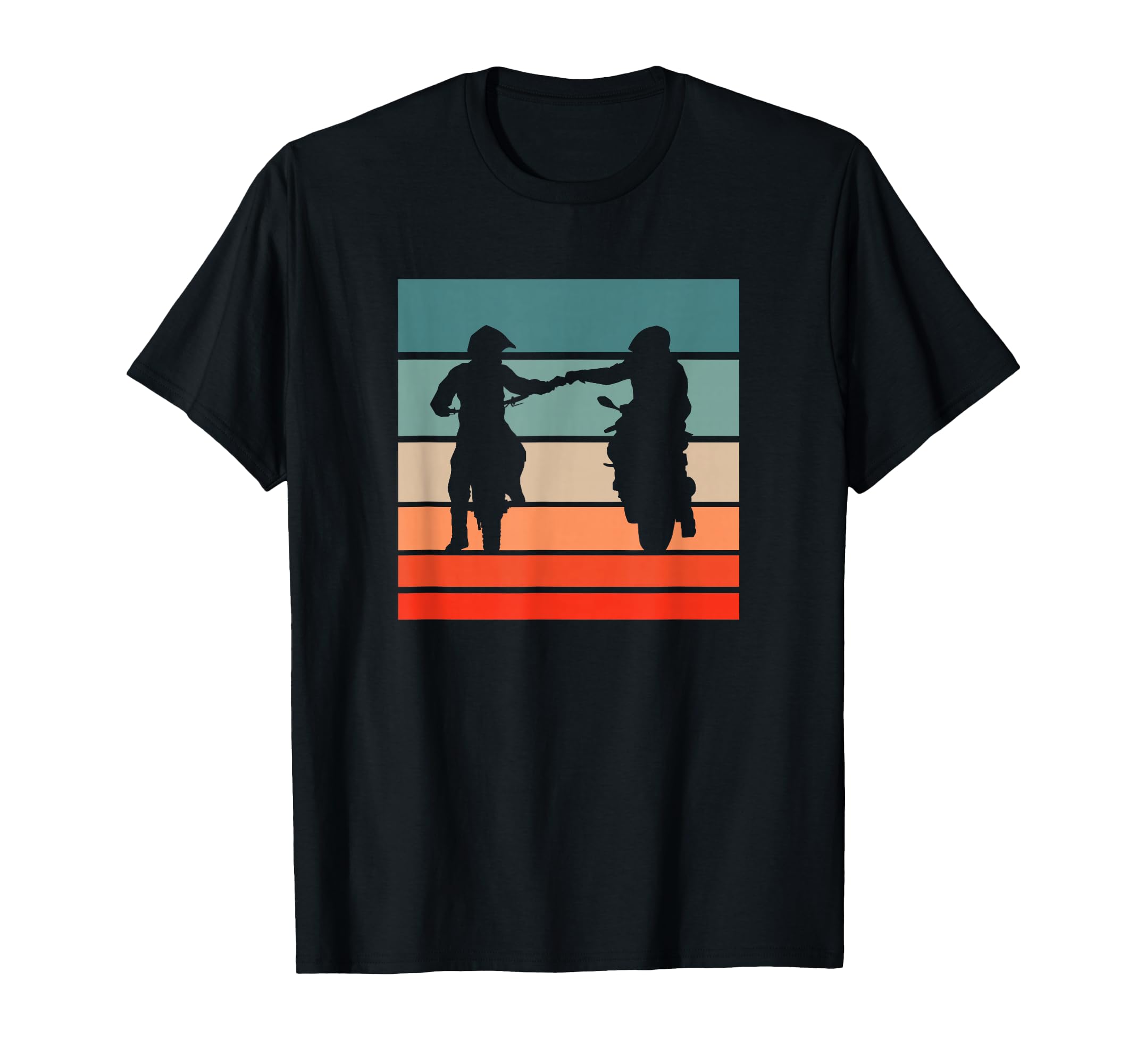 Motorcyclists Fist Bump T-Shirt - Novelty Apparel for Adults - T-Shirt, Sweatshirt, Hoodie