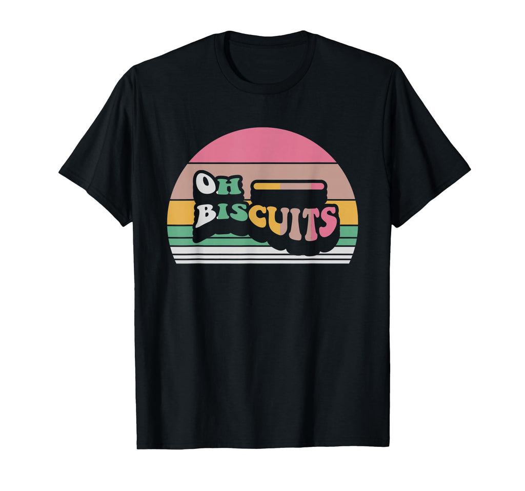 Oh Biscuits Typography T-Shirt - Custom Art Print for Adults - T-Shirt, Sweatshirt, Hoodie