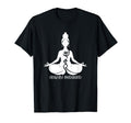 Funny Meditation Present Heavily T-Shirt - Minimalist Print for Adults - T-Shirt, Sweatshirt, Hoodie