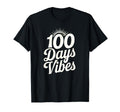 100 Days Vibes School Typography T-Shirt - Minimalist Print for Adults - T-Shirt, Sweatshirt, Hoodie