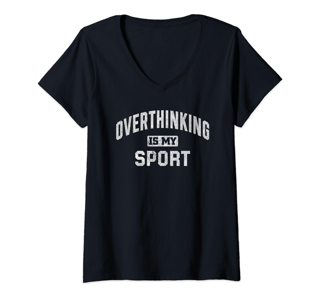 Overthink Social Anxiety Introvert T-Shirt - Fun Novelty Design Men Women - T-Shirt, Sweatshirt, Hoodie