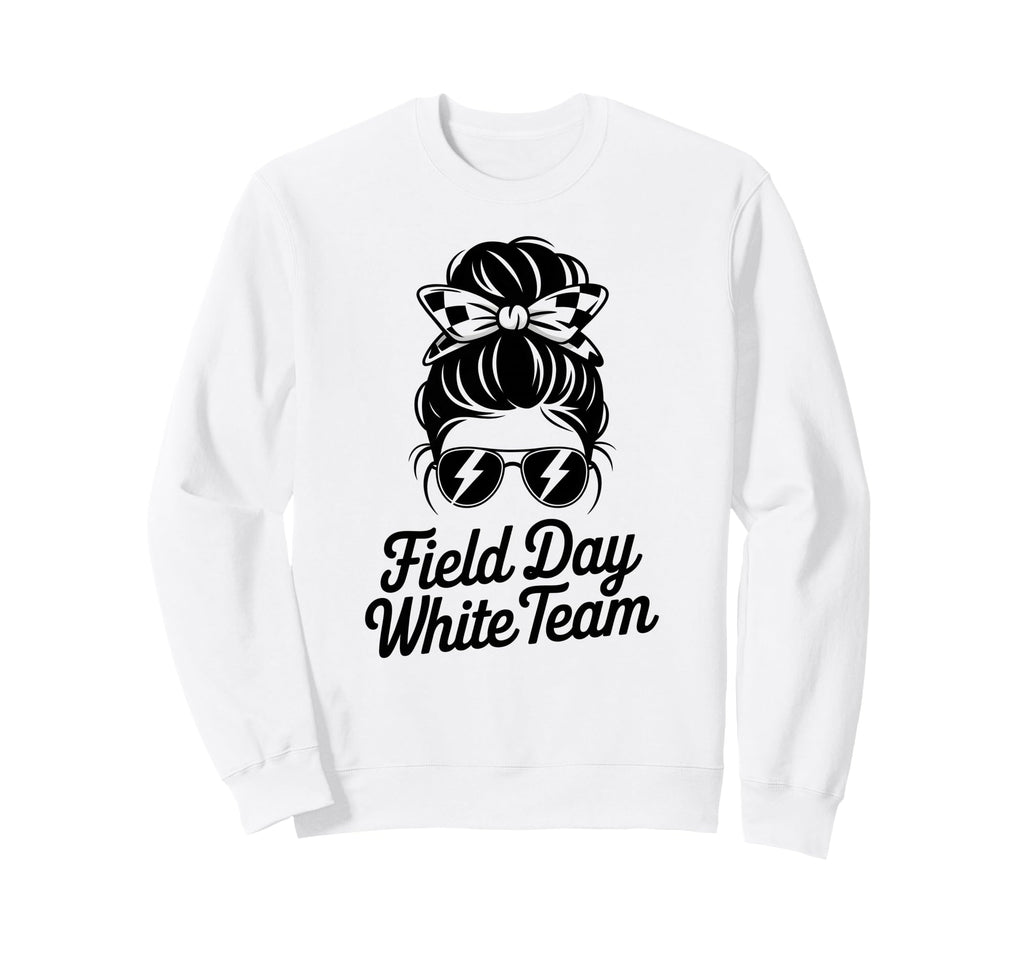 Field Day White Team Summer Camp Sweatshirt - Unique Graphic for Adults - T-Shirt, Sweatshirt, Hoodie