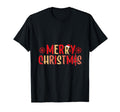 Holiday Merry Word Art Typography S T-Shirt - Custom Art Print Unisex - T-Shirt, Sweatshirt, Hoodie