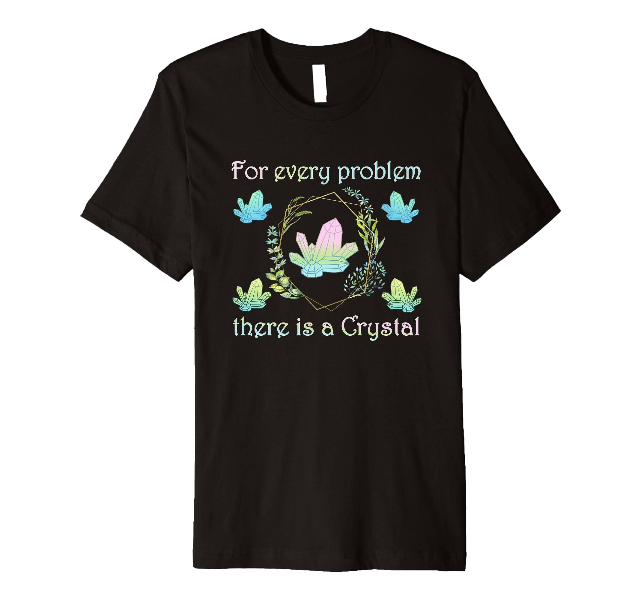 Spiritual Healing Crystals Energy T-Shirt - Minimalist Print for Adults - T-Shirt, Sweatshirt, Hoodie