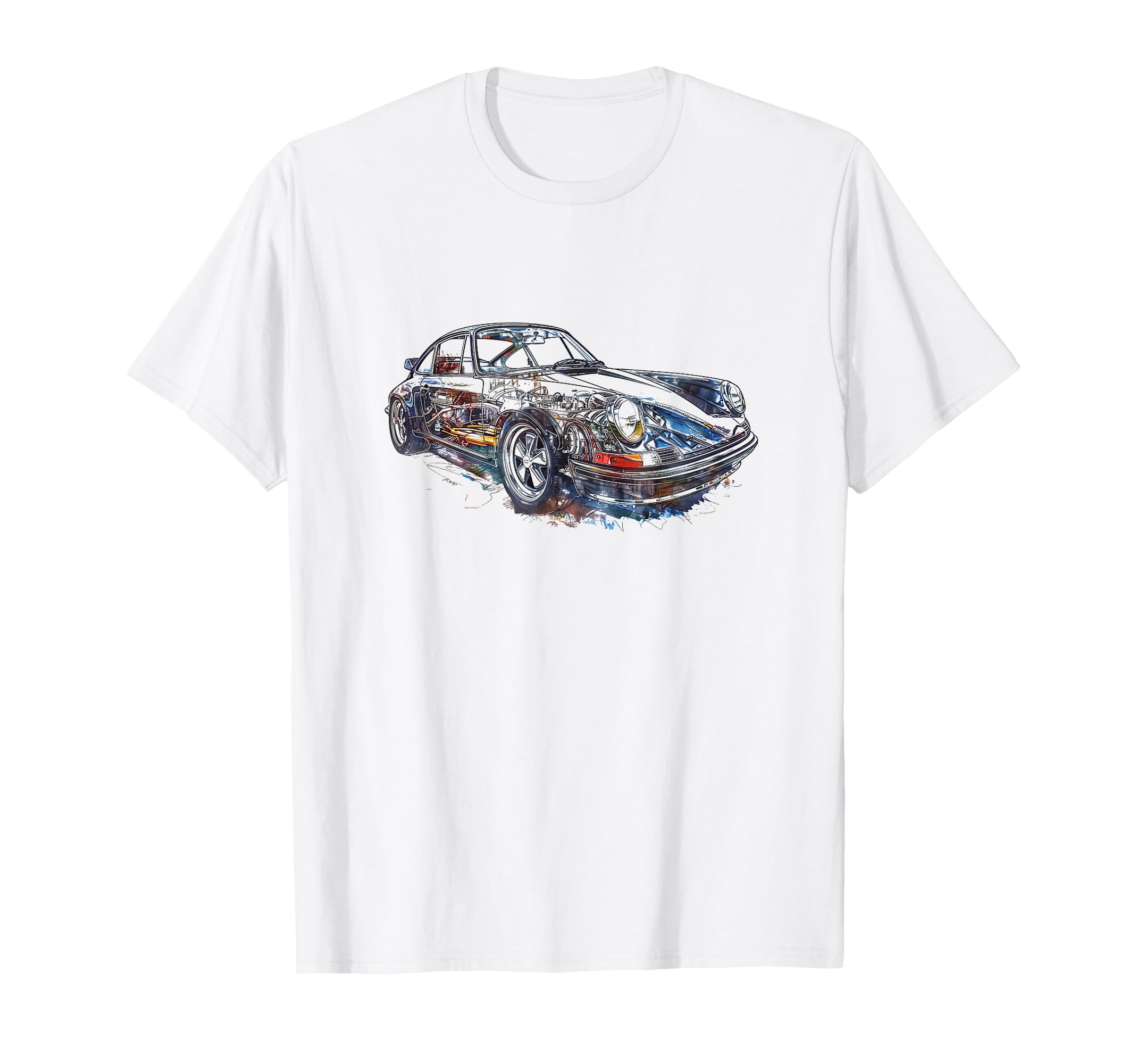 911 Sports Car T-Shirt - Fun Novelty Design Men Women - T-Shirt, Sweatshirt, Hoodie