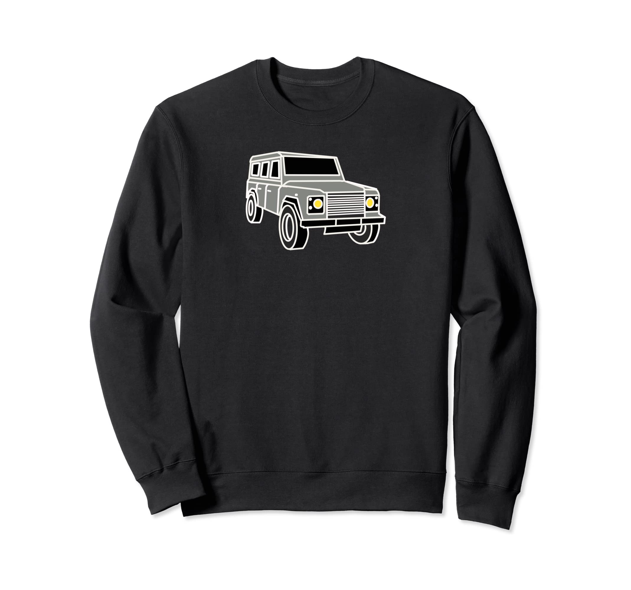 Nqshi Grey Modern Muscle Vehicle Sweatshirt - Custom Art Print Men Women - T-Shirt, Sweatshirt, Hoodie