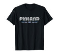Finland 70S 80S Type Flag T-Shirt - Custom Art Print Men Women - T-Shirt, Sweatshirt, Hoodie