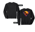 80S Synthwave Palm Tree Sunset Sweatshirt - Streetwear Style for Adults - T-Shirt, Sweatshirt, Hoodie
