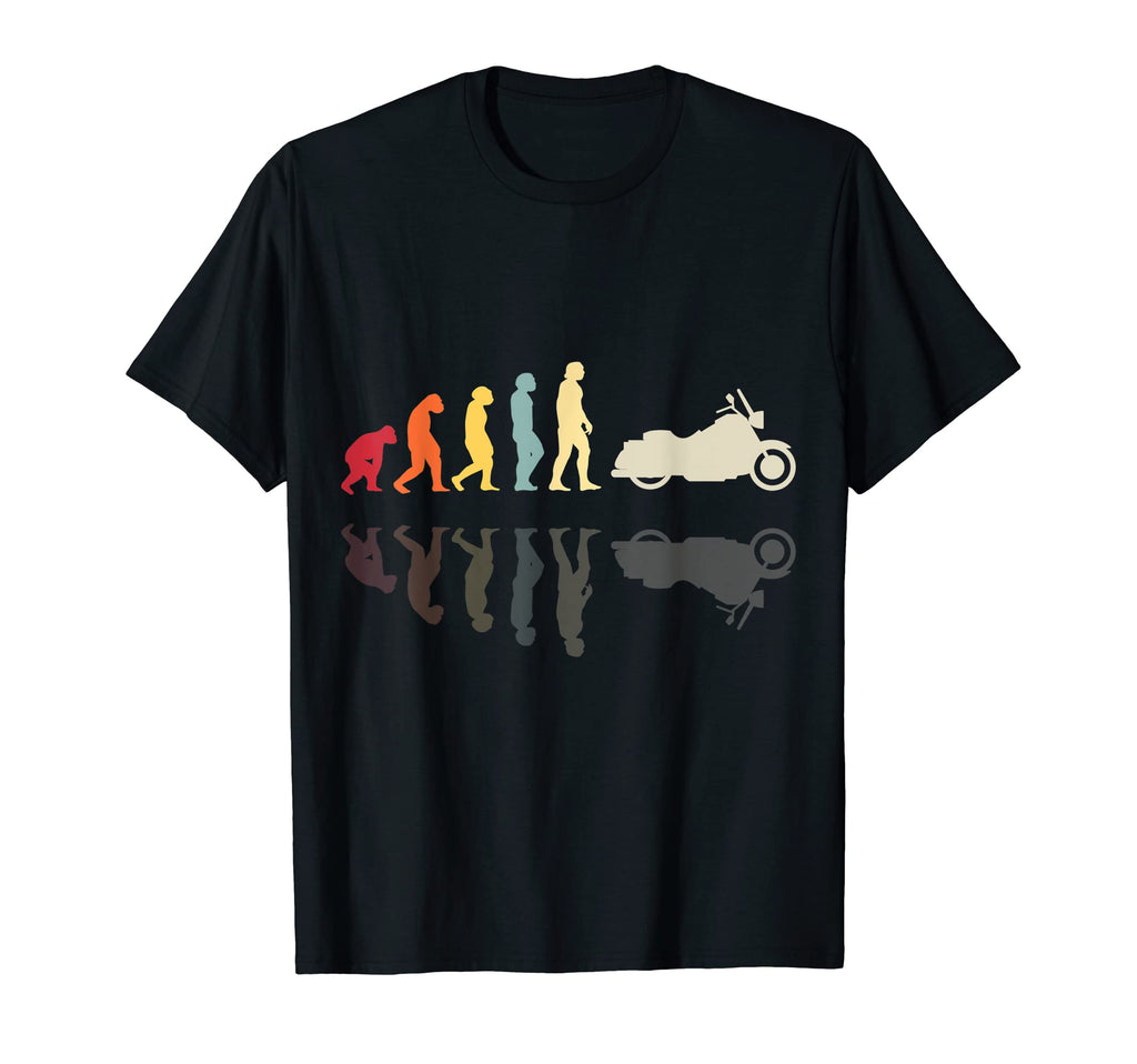 Motorcycle Evolution Chopper Biker T-Shirt - Custom Art Print for Adults - T-Shirt, Sweatshirt, Hoodie