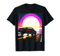 Synthwave Outrun Sports Car Driving T-Shirt - Minimalist Print for Adults - T-Shirt, Sweatshirt, Hoodie
