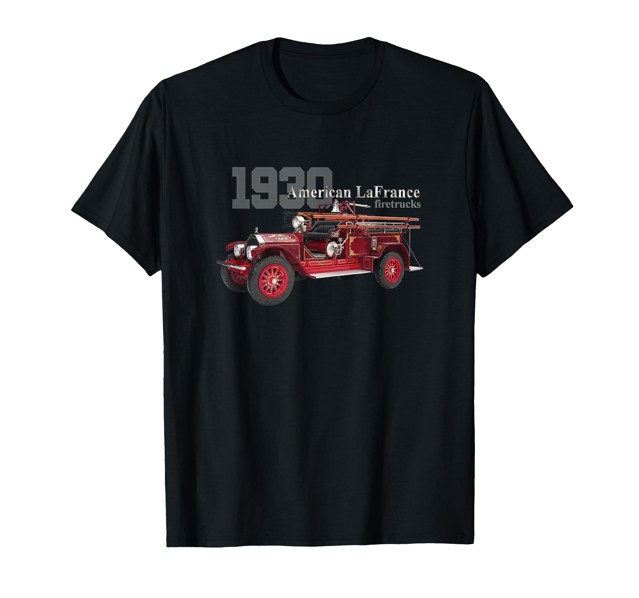 Trucks Firetrucks 1930 Firetruck T-Shirt - Aesthetic Graphic Men Women - T-Shirt, Sweatshirt, Hoodie