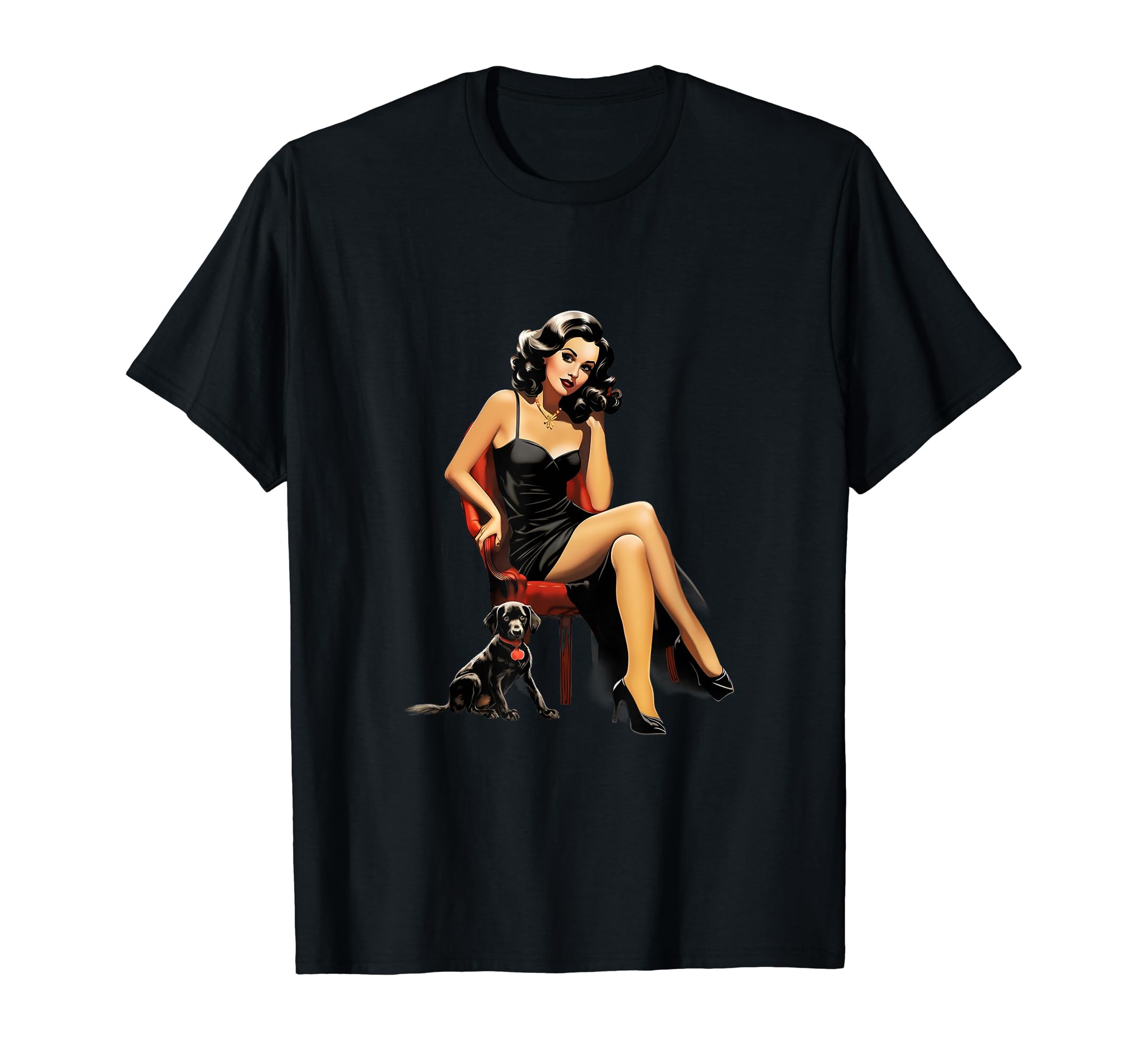 Pin Up 1940S 1950S Pinup Costume T-Shirt - Unique Graphic Men Women - T-Shirt, Sweatshirt, Hoodie