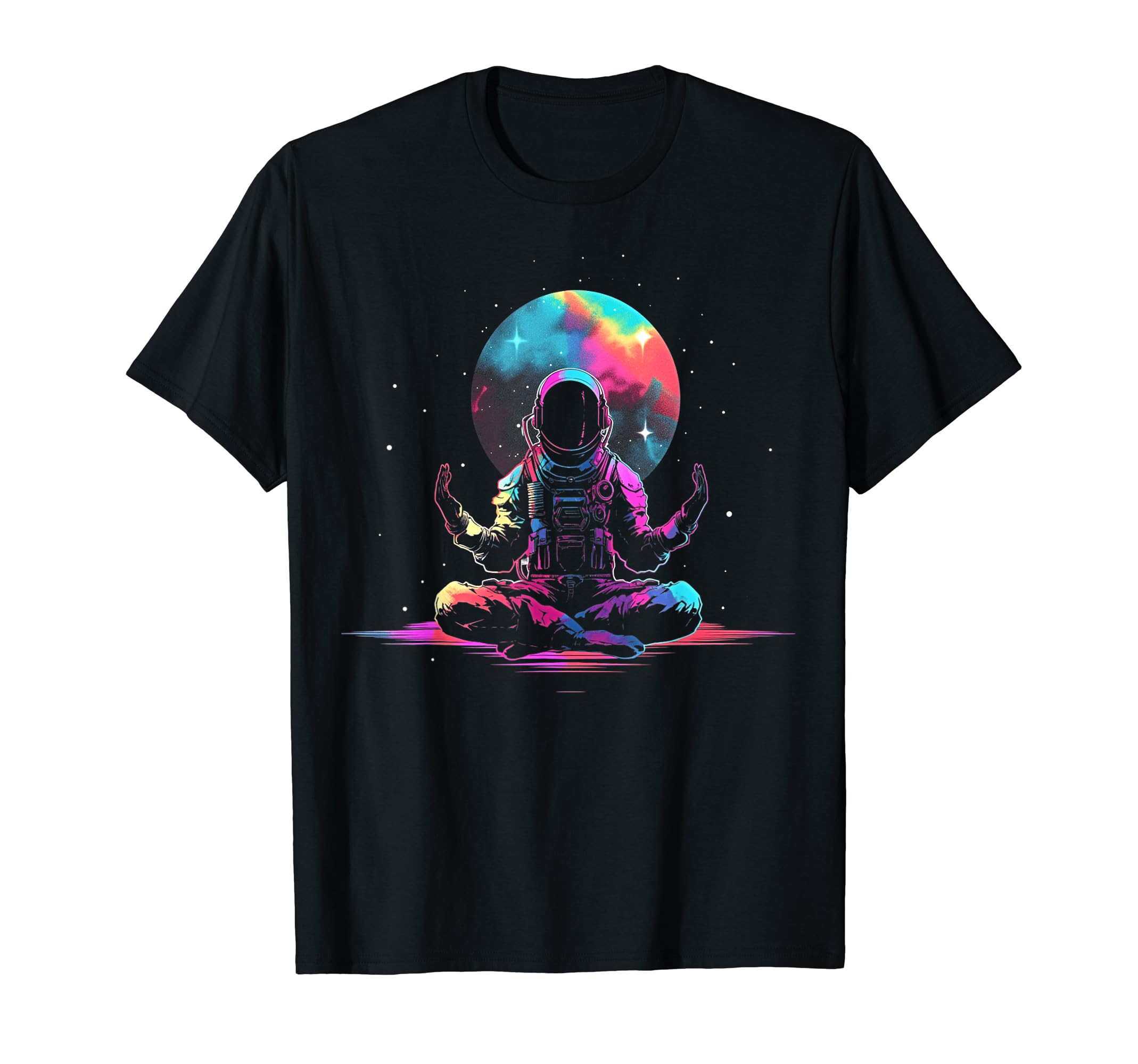 Synthwave Astronaut Cyberpunk 80S Sci Fi 103 T-Shirt - Graphic Print Unisex - T-Shirt, Sweatshirt, Hoodie