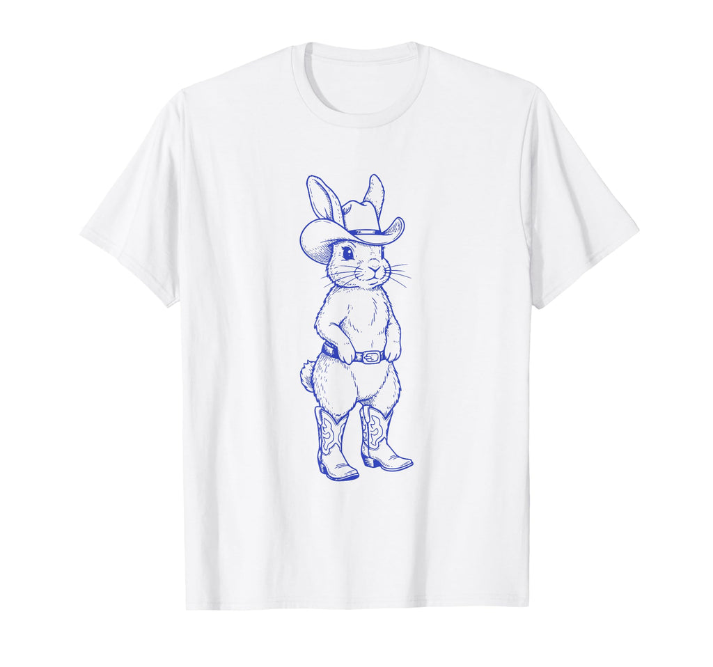 Western Rabbit Cowboy Bunny Meme T-Shirt - Streetwear Style Unisex - T-Shirt, Sweatshirt, Hoodie