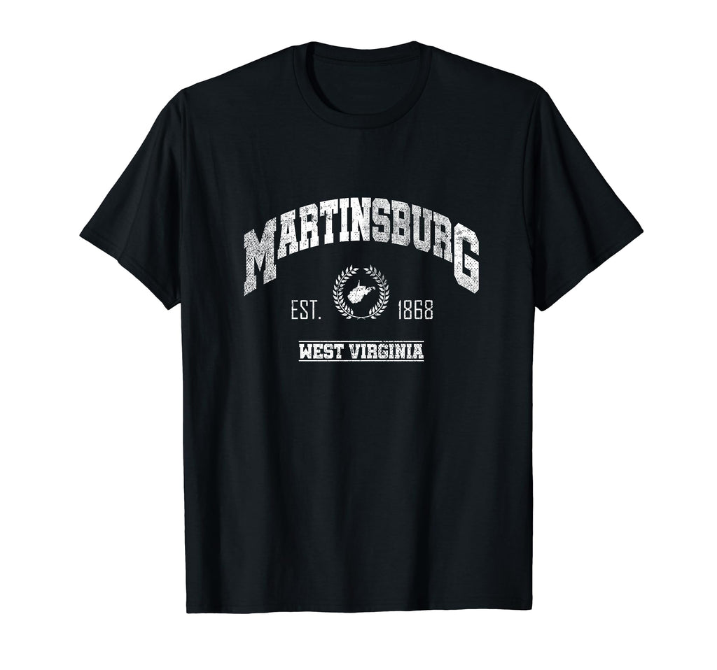 Martinsburg Wv West Virginia Throwback T-Shirt - Fun Novelty Design Unisex - T-Shirt, Sweatshirt, Hoodie