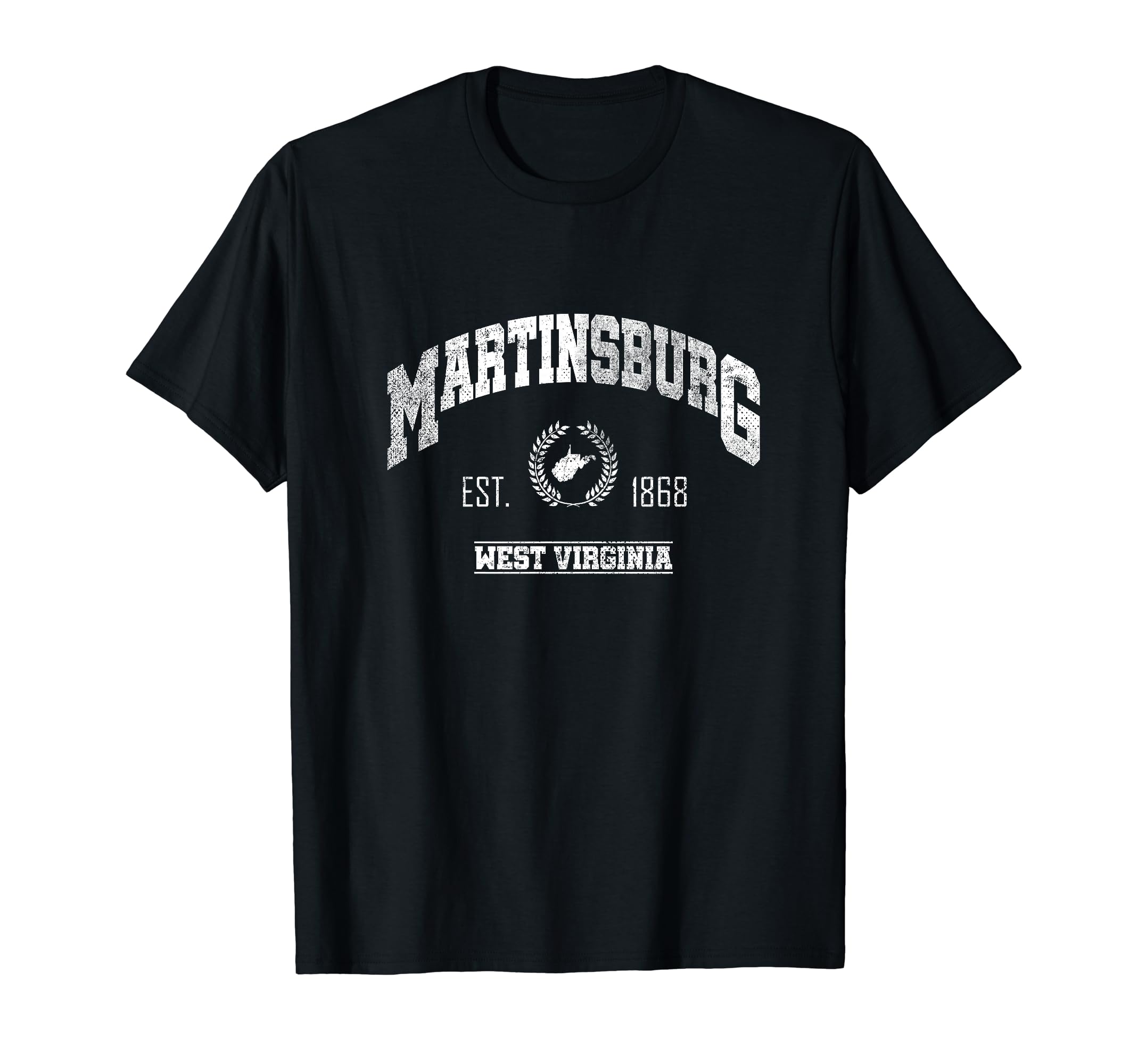 Martinsburg Wv West Virginia Throwback T-Shirt - Fun Novelty Design Unisex - T-Shirt, Sweatshirt, Hoodie