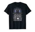 Cairn Terrier Wearing Motorcycle T-Shirt - Streetwear Style Men Women - T-Shirt, Sweatshirt, Hoodie