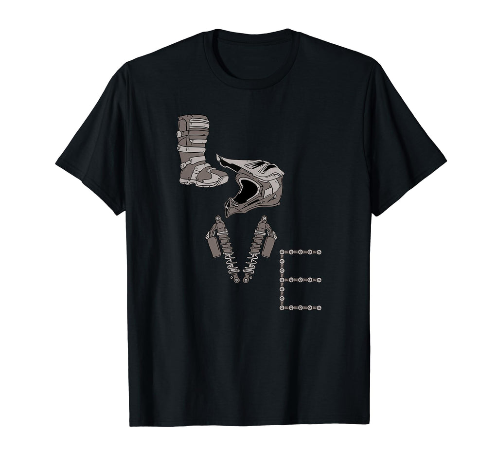 Dirt Bike Love Motorcycle T-Shirt - Fun Novelty Design Men Women - T-Shirt, Sweatshirt, Hoodie