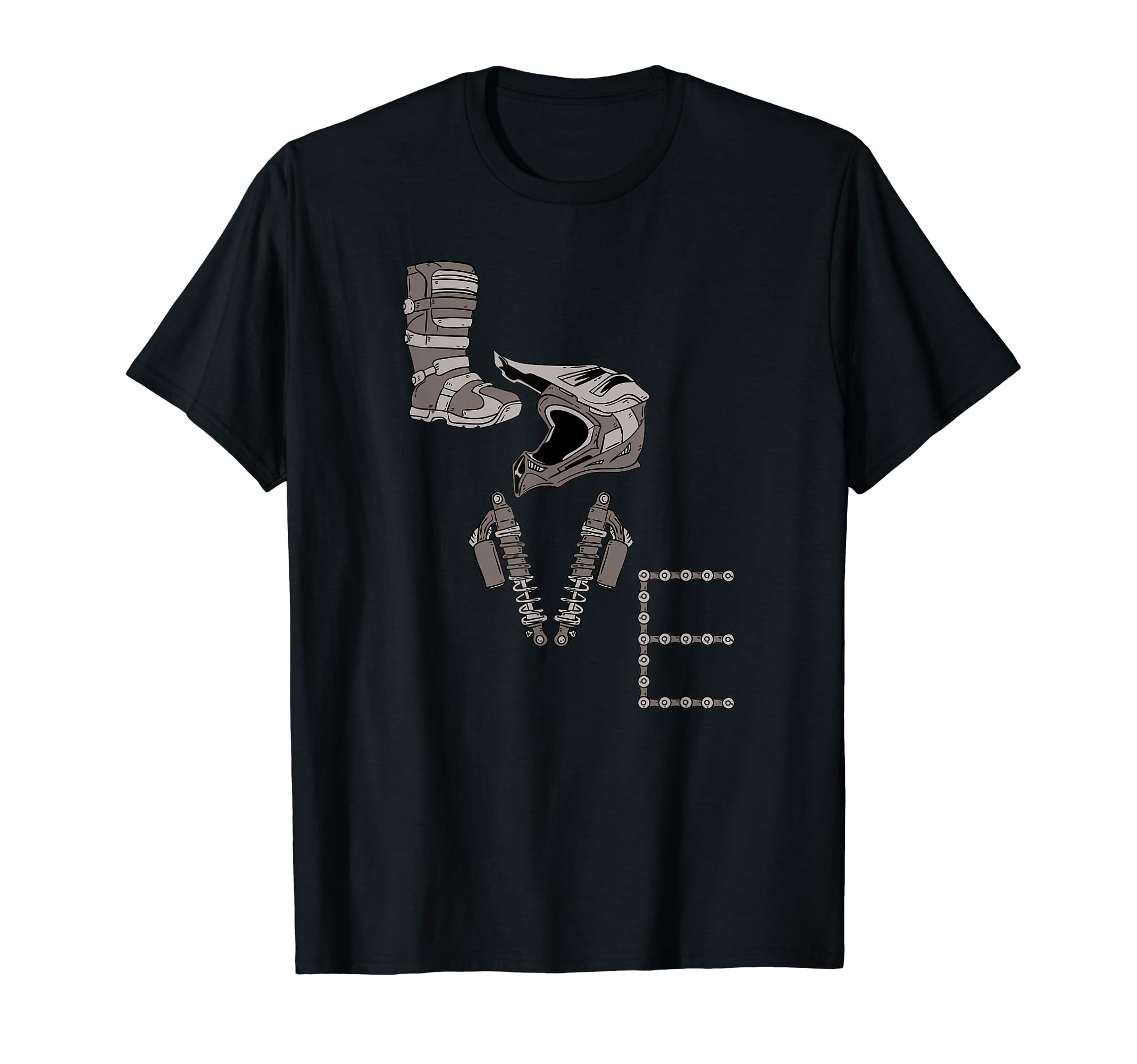 Dirt Bike Love Motorcycle T-Shirt - Fun Novelty Design Men Women - T-Shirt, Sweatshirt, Hoodie