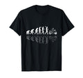 Motorcycle Evolution Shadow Biker T-Shirt - Unique Graphic for Adults - T-Shirt, Sweatshirt, Hoodie