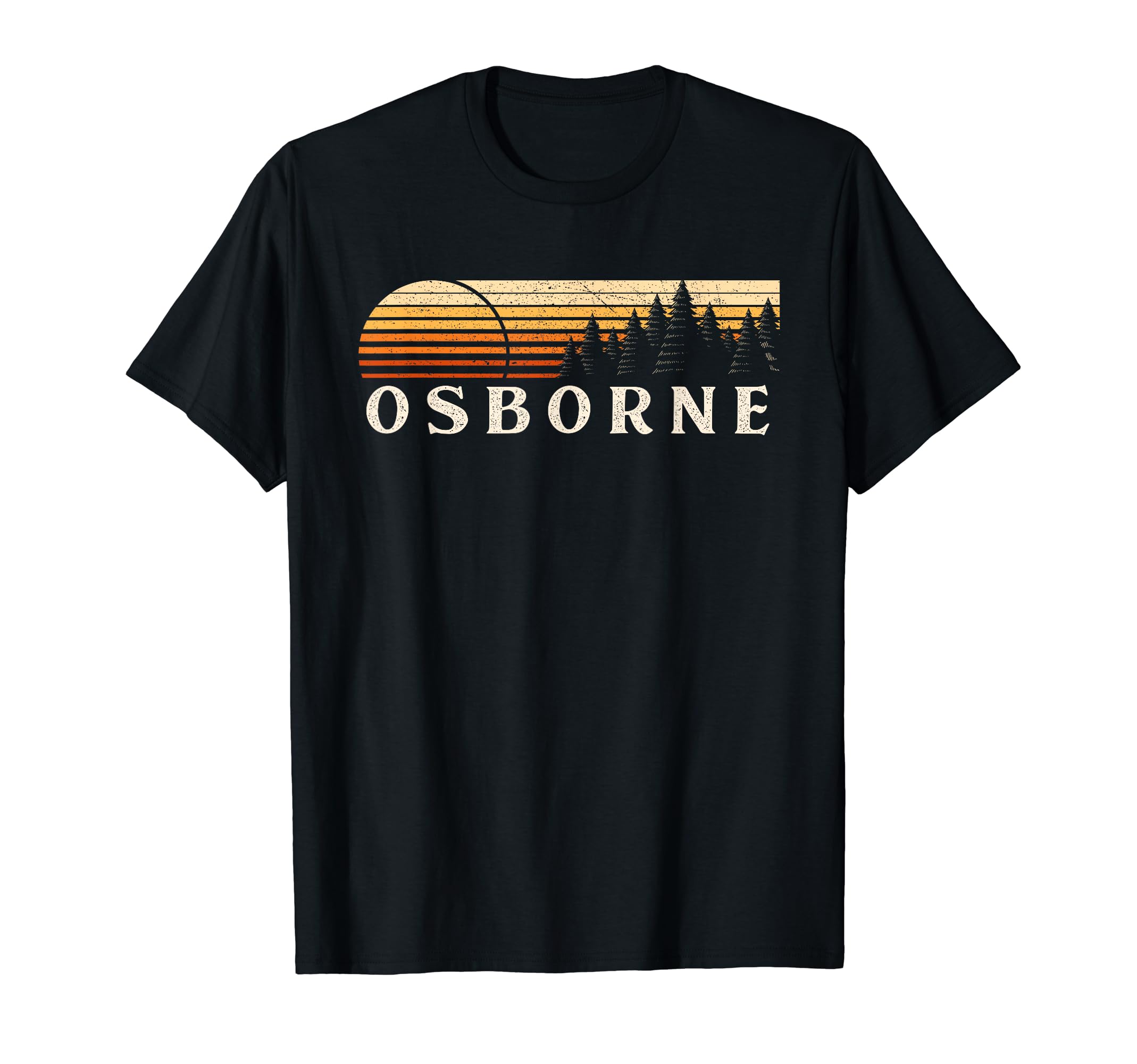 Osborne Wv Evergreen Sunset Eighties T-Shirt - Streetwear Style Unisex - T-Shirt, Sweatshirt, Hoodie