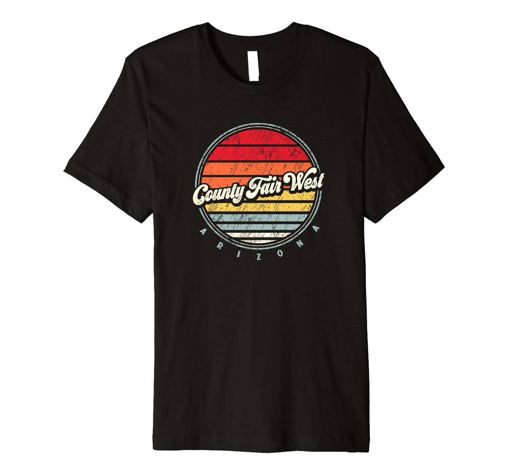 County Fair West Home State 70S T-Shirt - Casual Everyday Wear Unisex - T-Shirt, Sweatshirt, Hoodie