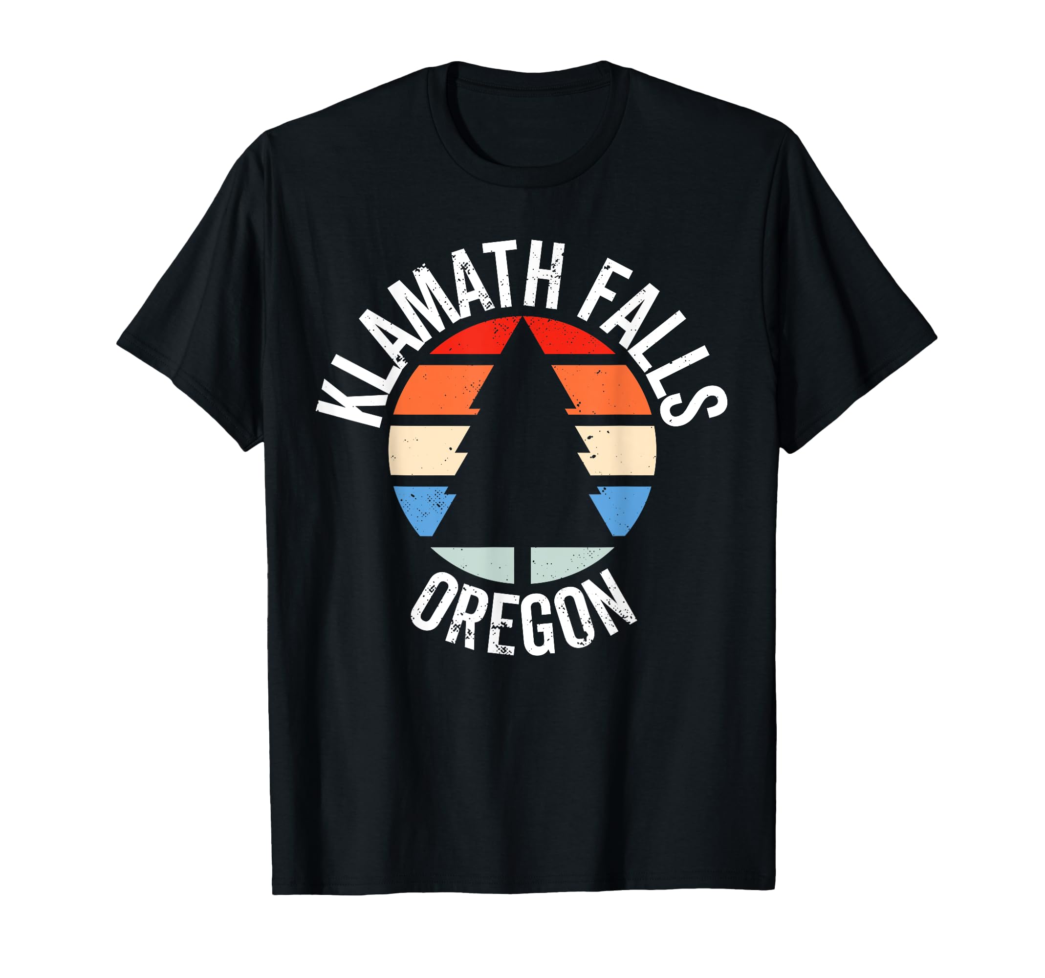 Klamath Falls Oregon Or 80S 70S T-Shirt - Minimalist Print Men Women - T-Shirt, Sweatshirt, Hoodie