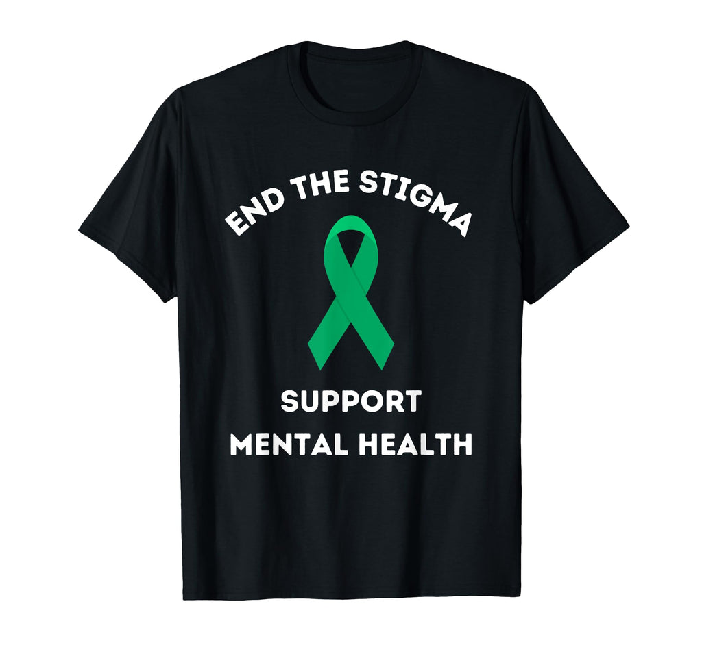 Mental Health Matters End Stigma Mental T-Shirt - Custom Art Print Unisex - T-Shirt, Sweatshirt, Hoodie
