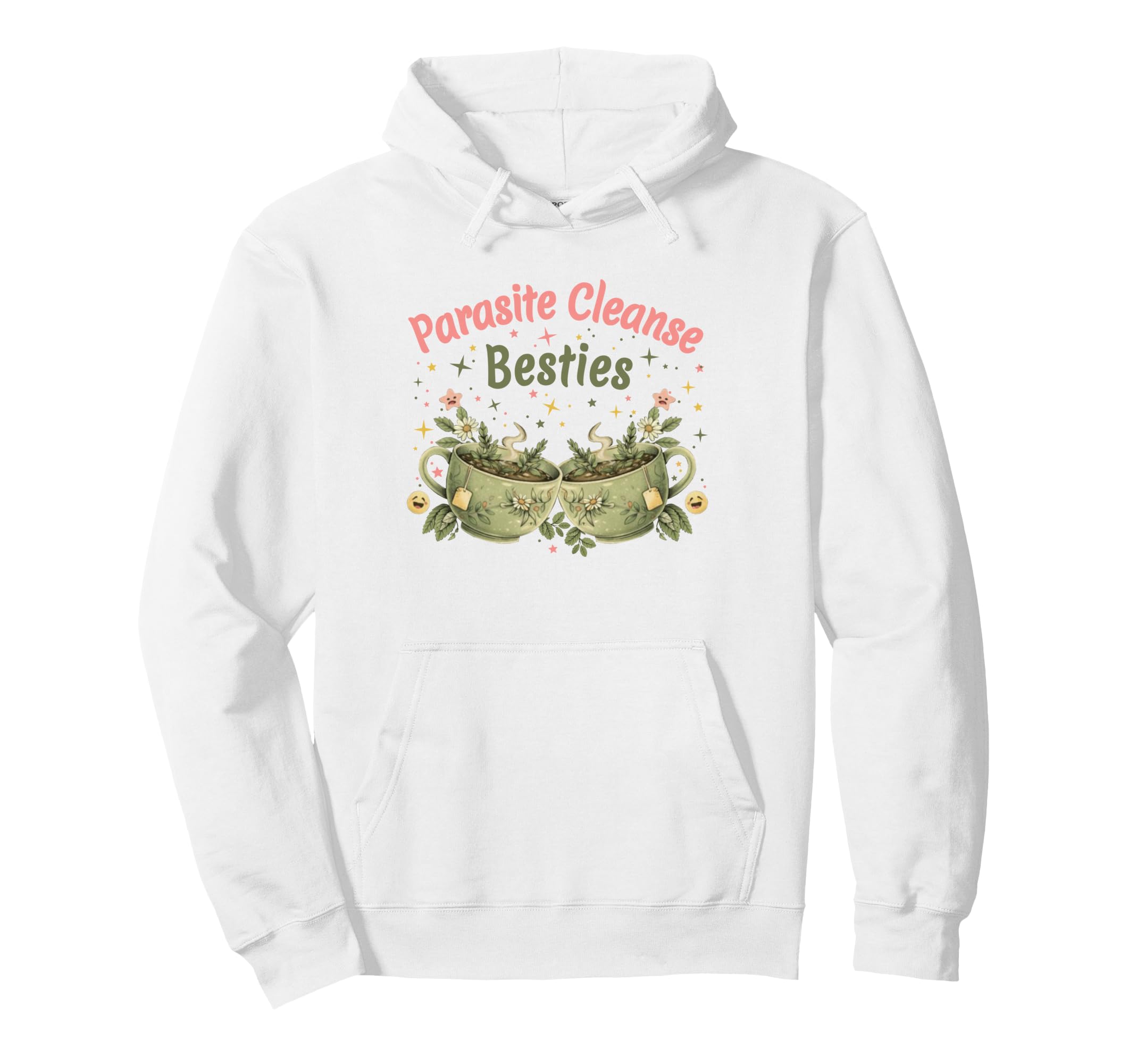 Funny Wellness Vibes Aesthetic Tea Lover Hoodie - Graphic Print for Adults - T-Shirt, Sweatshirt, Hoodie