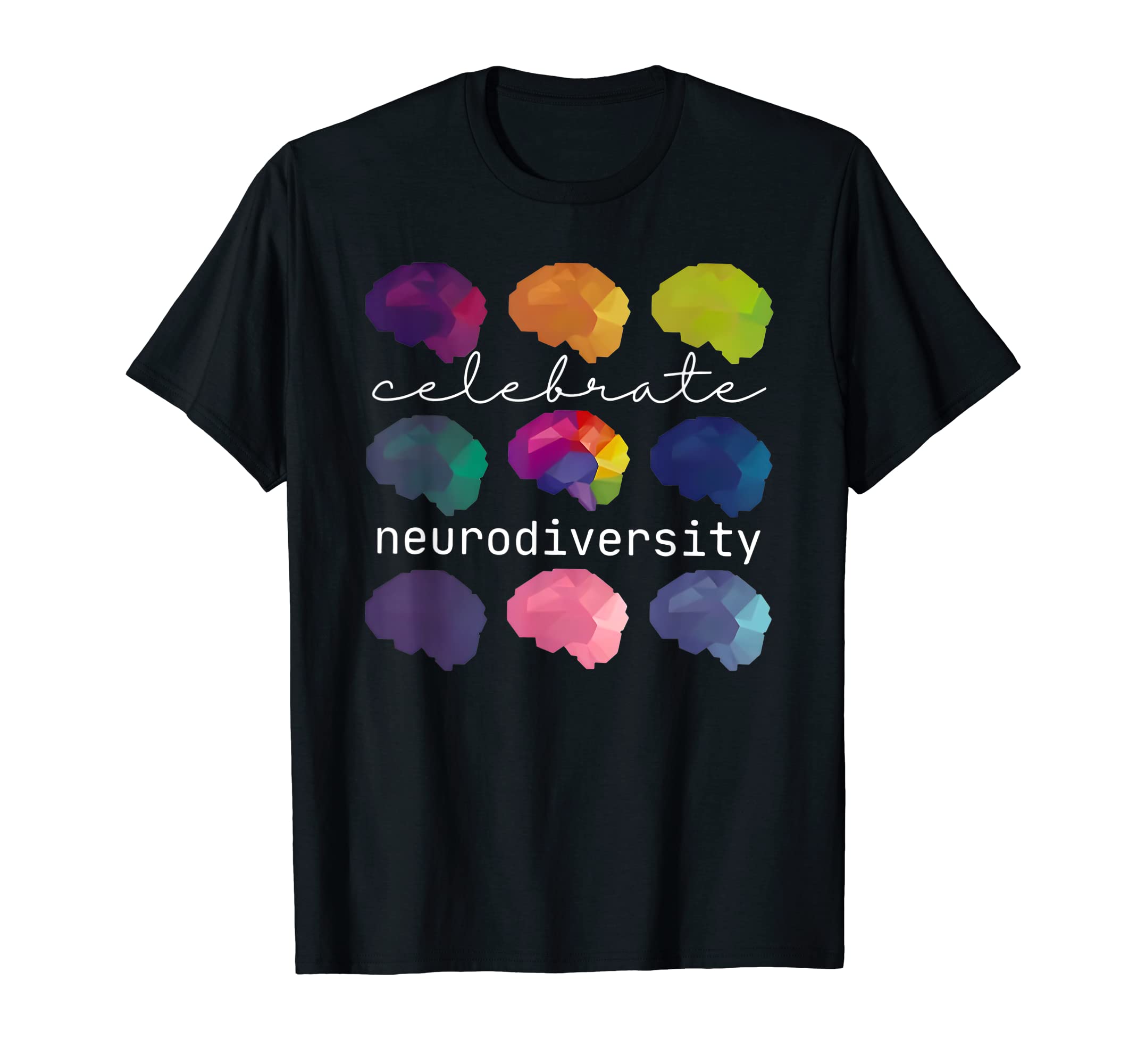 Celebrate Neurodiversity Spectrum Adhd T-Shirt - Unique Graphic for Adults - T-Shirt, Sweatshirt, Hoodie