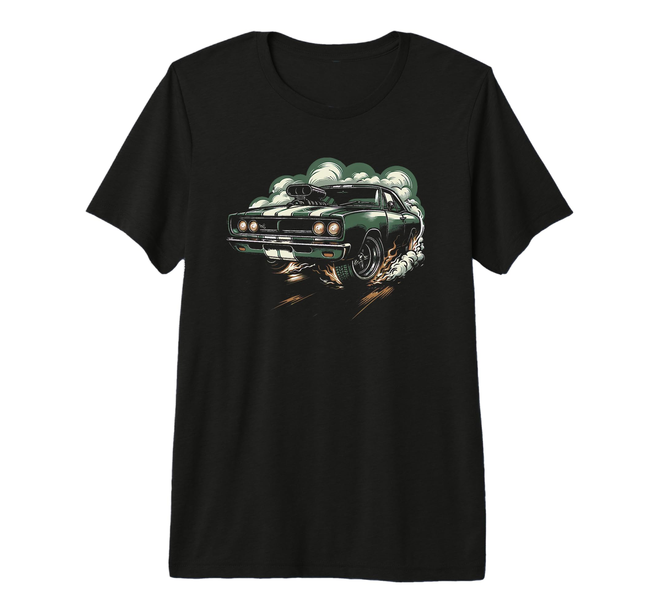 Muscle Car 60S 70S Car Lover Tri Blend T-Shirt - Streetwear Style Men Women - T-Shirt, Sweatshirt, Hoodie