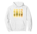 Yellow Flowers Watercolor Botanical Art Hoodie - Unique Graphic Unisex - T-Shirt, Sweatshirt, Hoodie