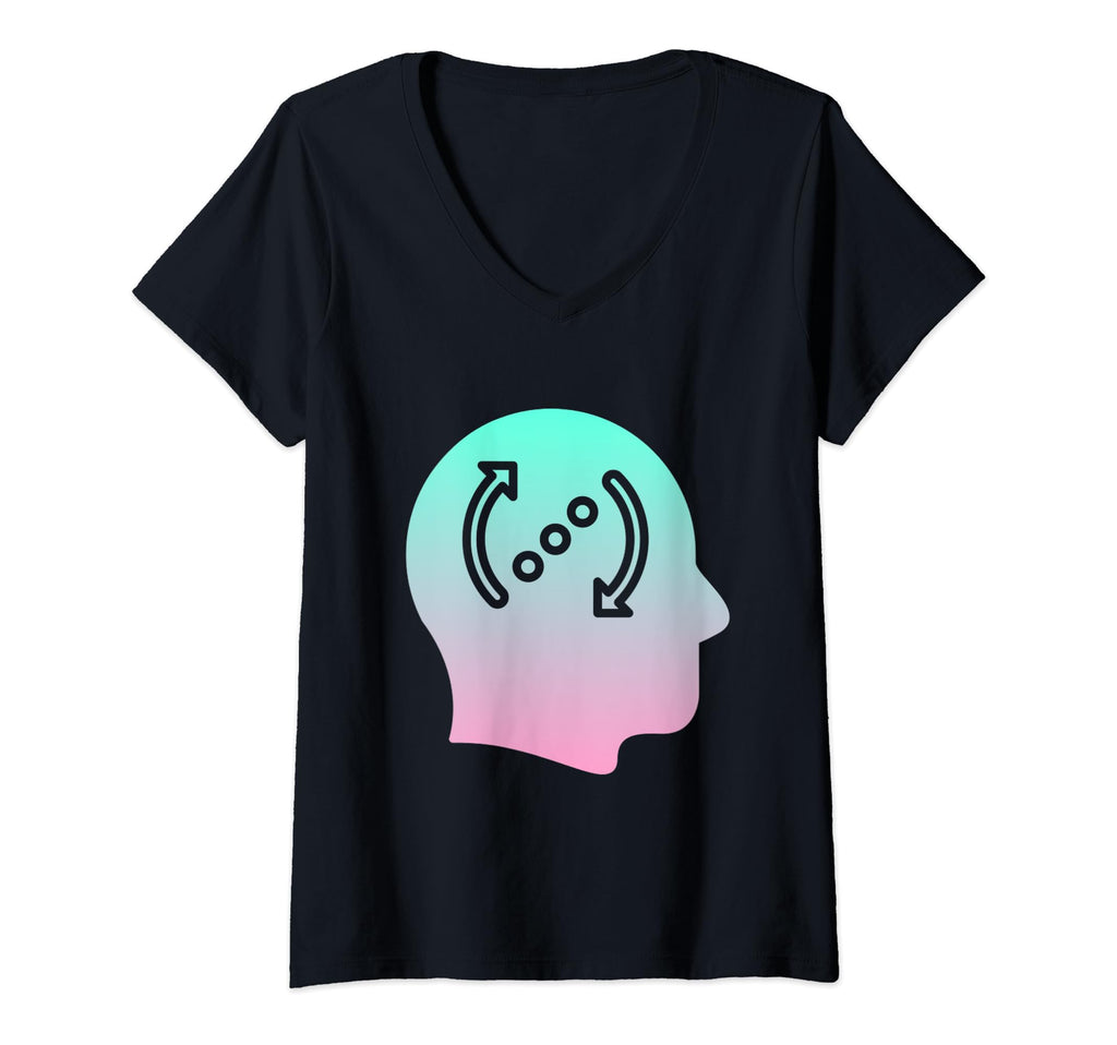Womens Overthinker Rumination V Neck T-Shirt - Streetwear Style Unisex - T-Shirt, Sweatshirt, Hoodie