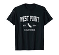 West Point California Ca Athletic T-Shirt - Trendy Graphic for Adults - T-Shirt, Sweatshirt, Hoodie