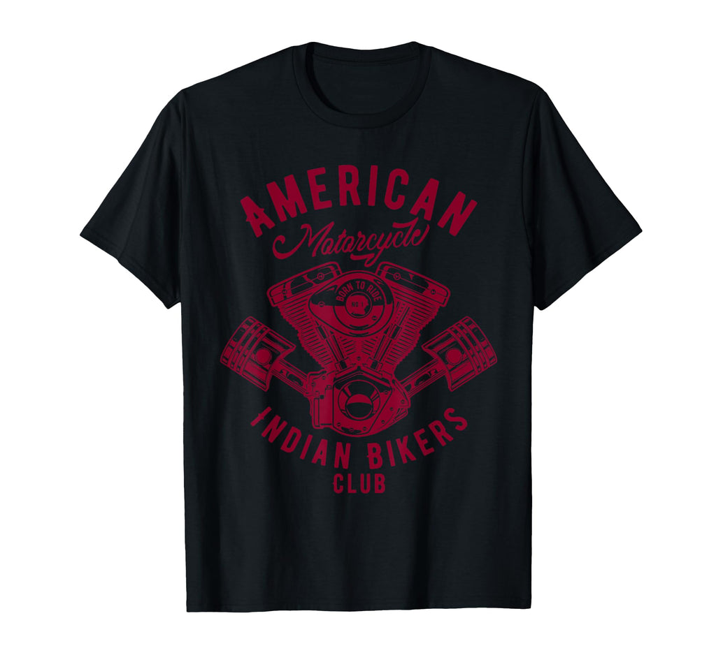 American Motorcycle Indian Bikers T-Shirt - Streetwear Style for Adults - T-Shirt, Sweatshirt, Hoodie