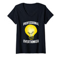 Womens Professional Overthinker Humorous T-Shirt - Minimalist Print Unisex - T-Shirt, Sweatshirt, Hoodie