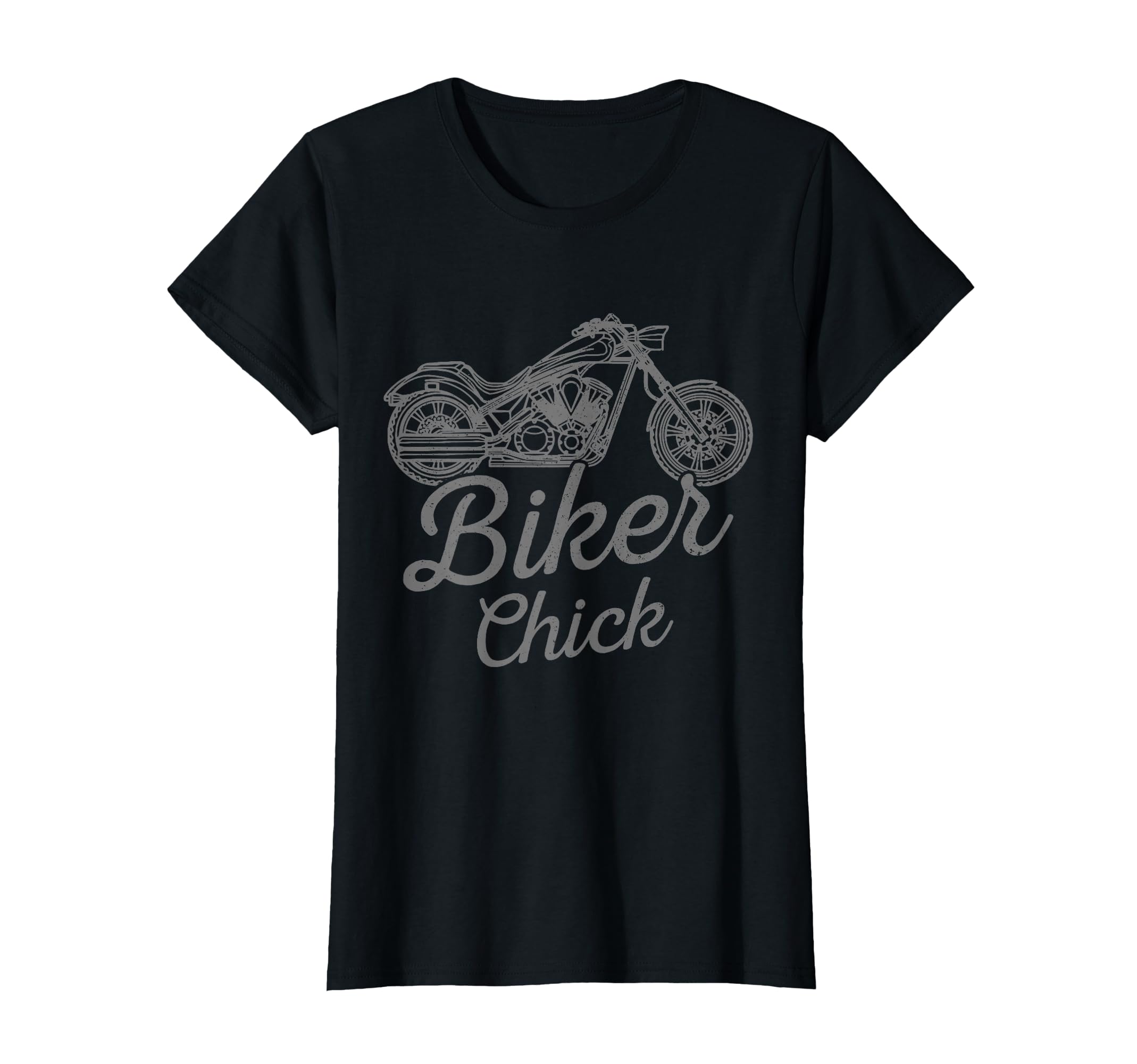 Biker Chick Motorcycle Biker T-Shirt - Unique Graphic Unisex - T-Shirt, Sweatshirt, Hoodie