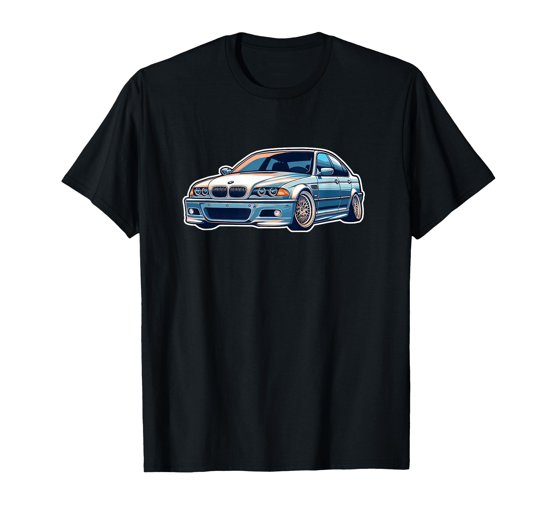 Old German Cars E46 Drifting Tuning T-Shirt - Novelty Apparel Unisex - T-Shirt, Sweatshirt, Hoodie