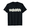 Surfer Floral Hibiscus Flower Row T-Shirt - Custom Art Print Men Women - T-Shirt, Sweatshirt, Hoodie