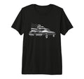 1972 72 Nova Usa Flag Rear View T-Shirt - Fun Novelty Design for Adults - T-Shirt, Sweatshirt, Hoodie
