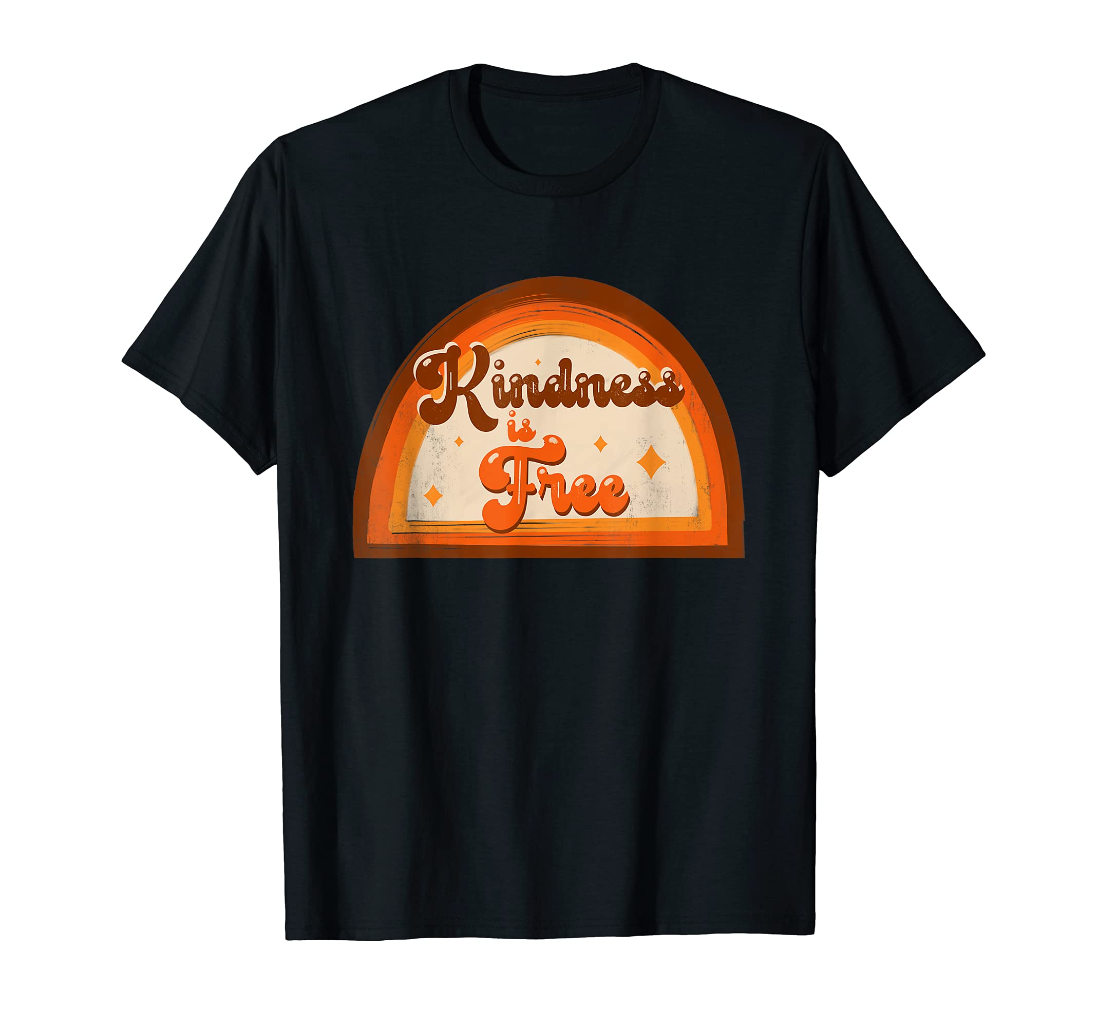 Kindness Is Free 70S Vibe Human T-Shirt - Minimalist Print for Adults - T-Shirt, Sweatshirt, Hoodie